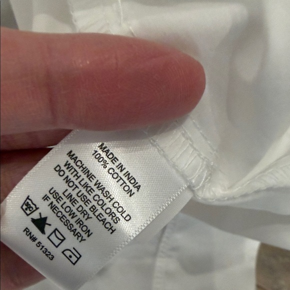 1. State Cream Short Sleeve Blouse with Button Detail - Picture 4 of 8